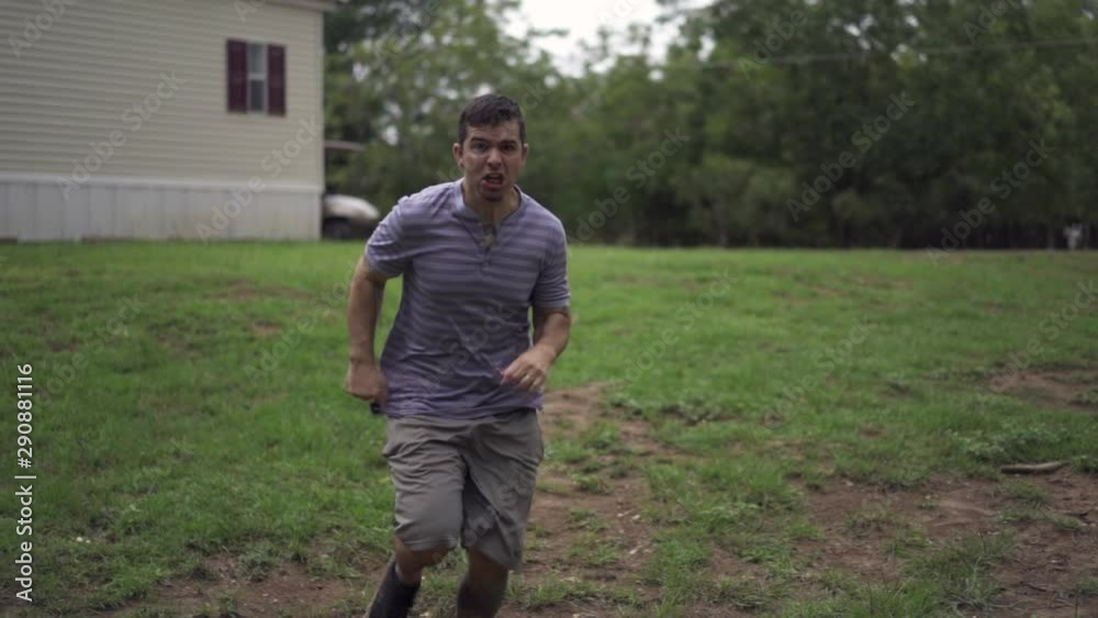 Crazy Guy Running From Nothing Slow Motion Meth Head Crazy Guy Running From Nothing Slow Motion Meth Head