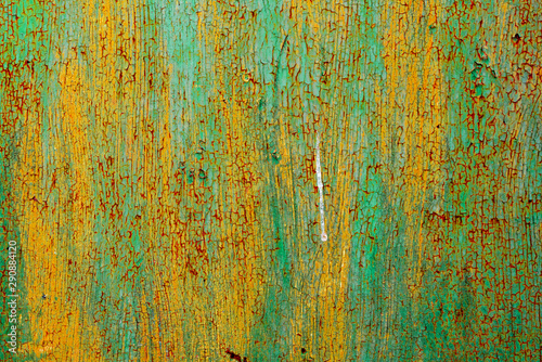 Metal texture with scratches and cracks which can be used as a background