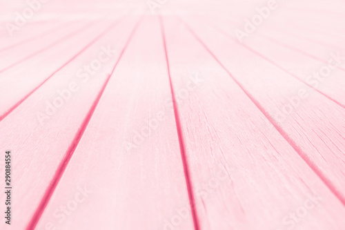 Blurred for background.Pink wooden texture with Pink Sky.