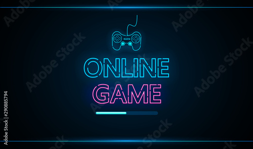 Online game vector abstract technology future interface hud.