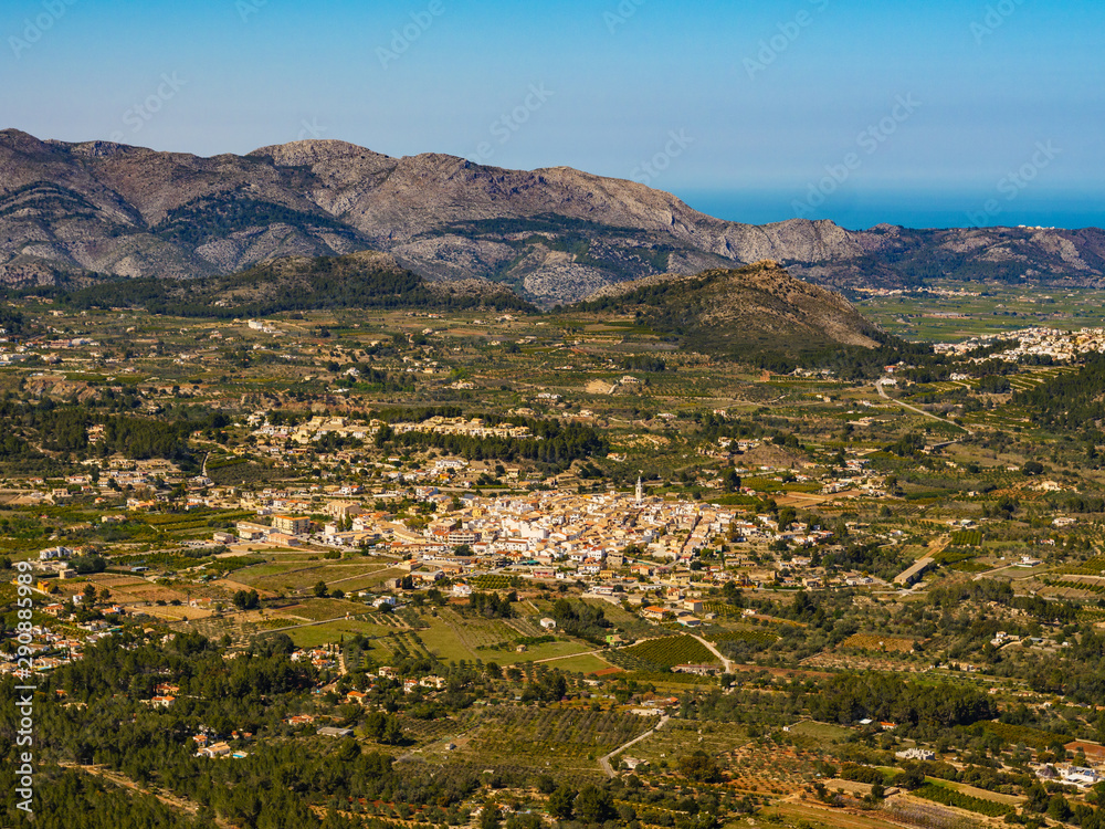 Spanish mountains landscape