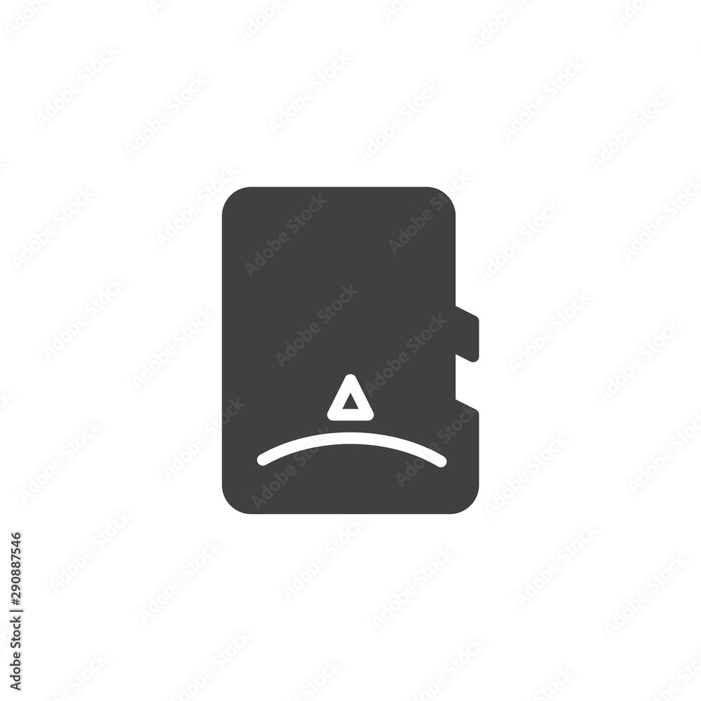 Memory Sd Card Vector Icon. Filled Flat Sign For Mobile Concept And Web  Design. Micro Sd Card Glyph Icon. Symbol, Logo Illustration. Vector  Graphics Royalty Free SVG, Cliparts, Vectors, and Stock Illustration.