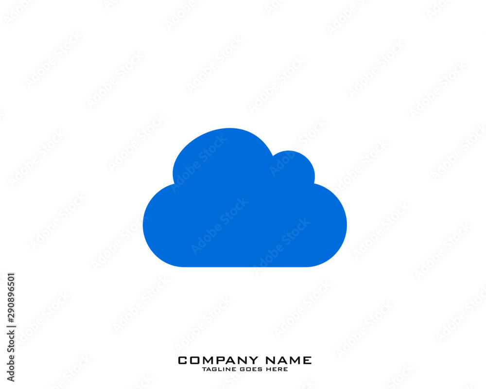 Cloud logo template vector illustration design icon Cloud logo template vector illustration design icon