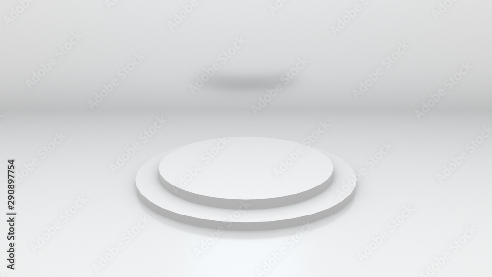 3d rendering computer generated abstract background in a white studio. 3d rendering computer generated abstract background in a white studio.
