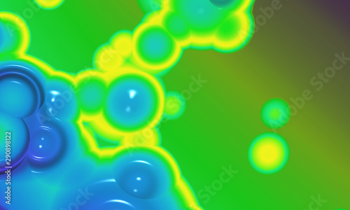 Beautiful abstract background for art projects, cards, business, posters. 3D illustration, computer-generated fractal