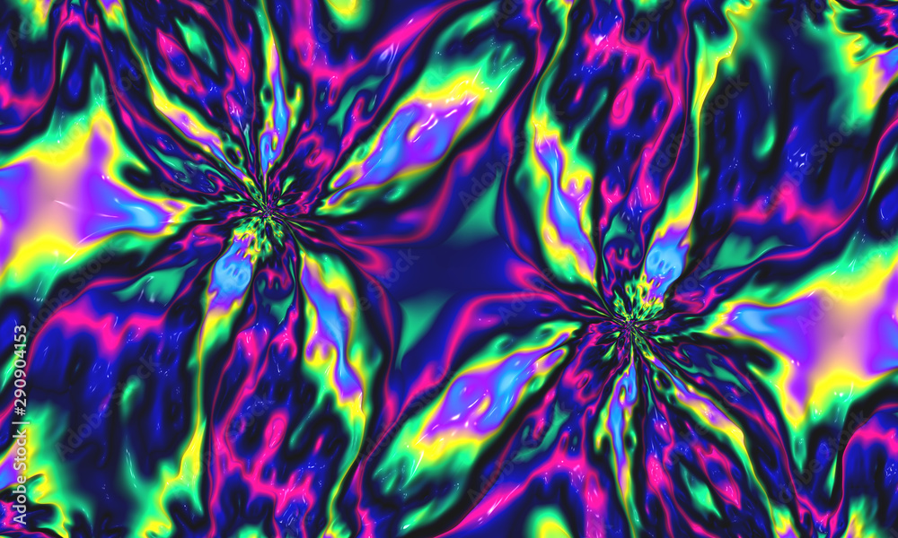 Beautiful abstract flower for art projects, cards, business, posters. 3D illustration, computer-generated fractal Beautiful abstract flower for art projects, cards, business, posters. 3D illustration, computer-generated fractal