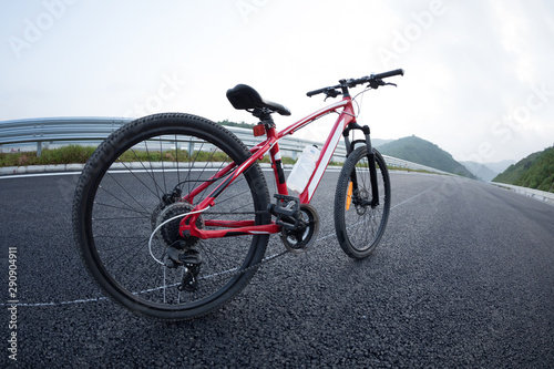 Fototapeta Naklejka Na Ścianę i Meble -  Bike for riding on highway