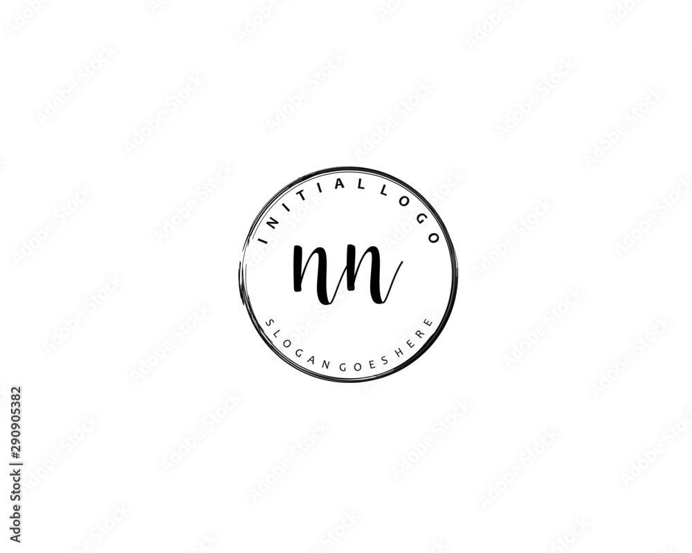 NN Initial letter logo template vector NN Initial letter logo template vector