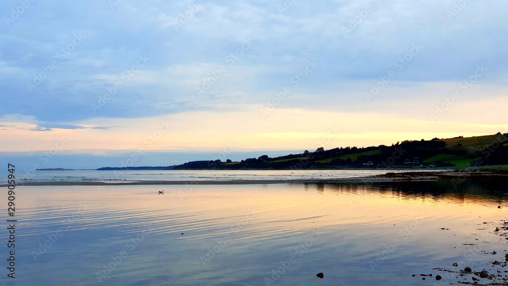 sunset on beach