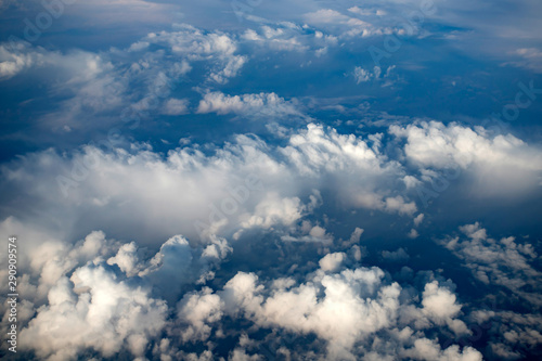 Clouds viewed from airplane © erika8213