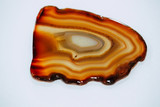 brown gold agate gem stone isolated closeup background