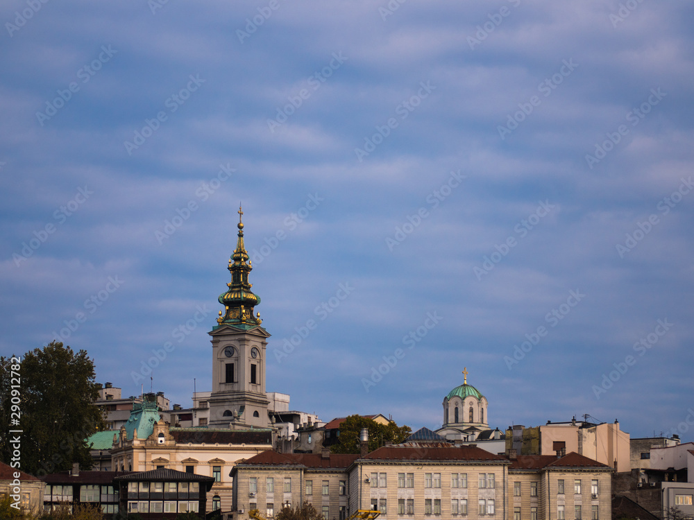 Fototapeta premium old town square in belgrade
