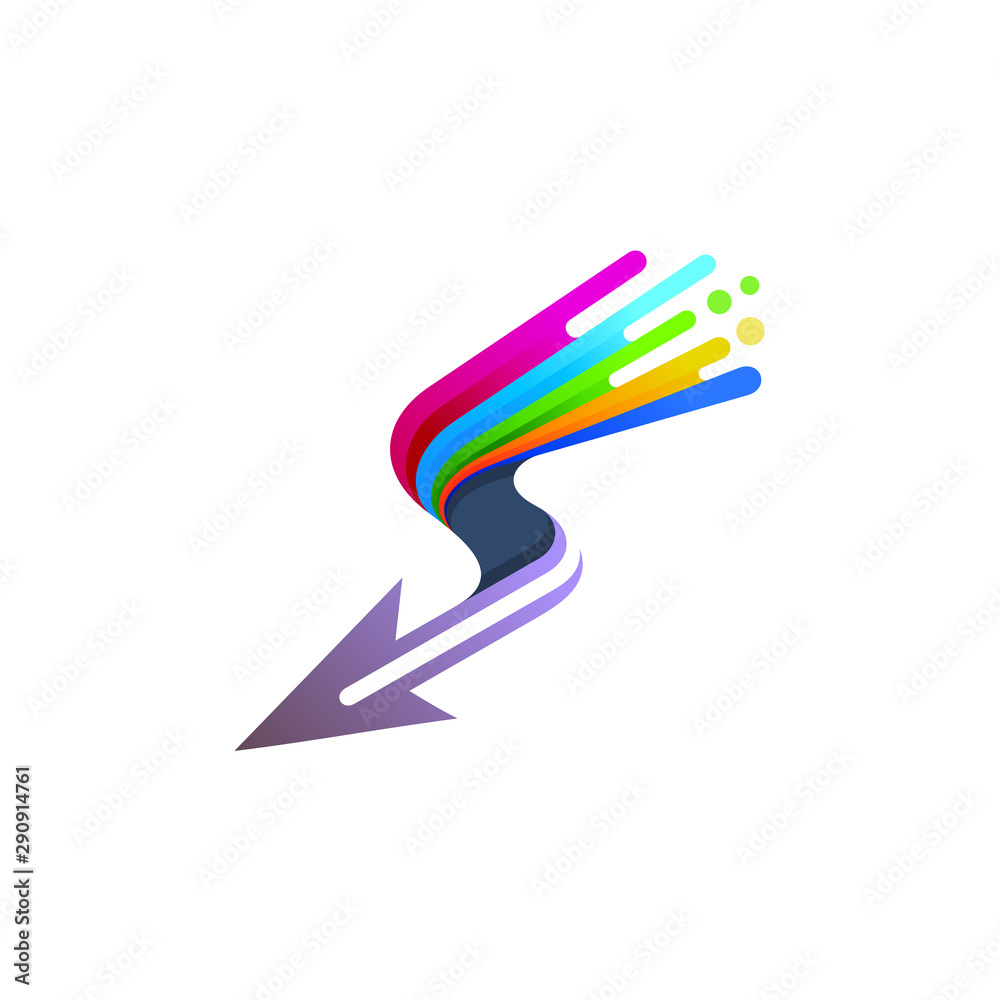 Arrow and letter s logo with swoosh, arrow and fast logo vector Arrow and letter s logo with swoosh, arrow and fast logo vector