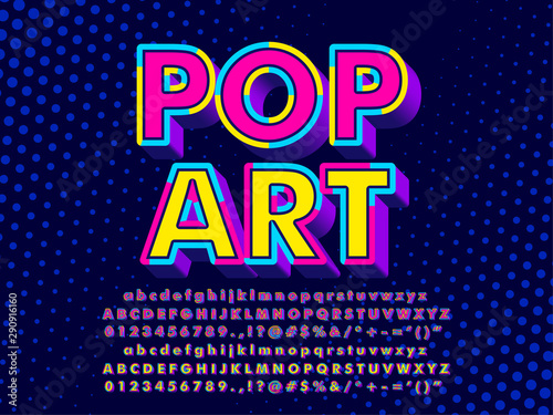 3D Pop Art Text Effect