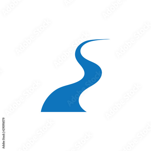 River  Logo Template vector icon