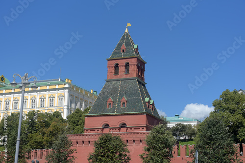 Kremlin wall, view from the Moscow river