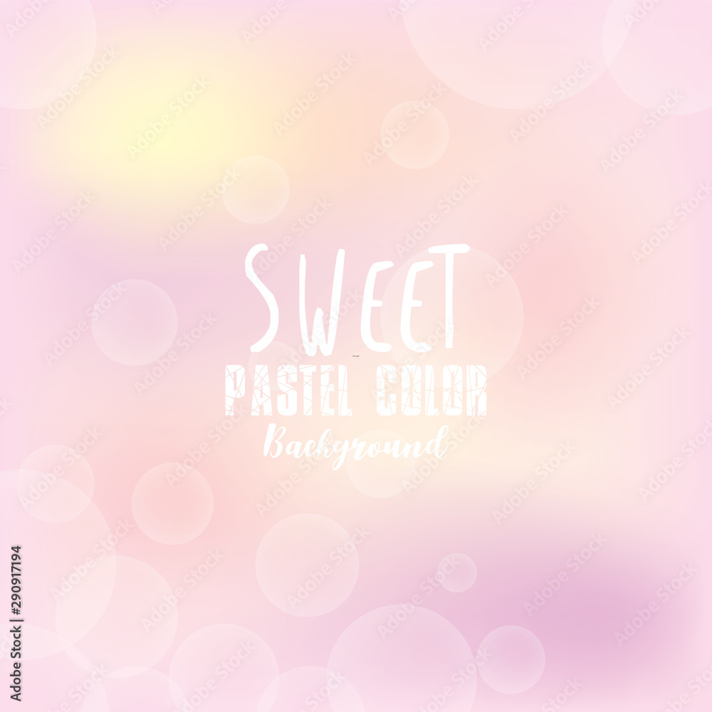 sweet pastel color background