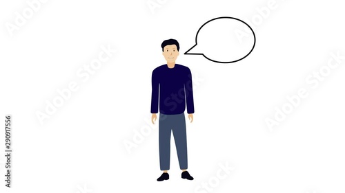 Set abstract background. Moving figures. 