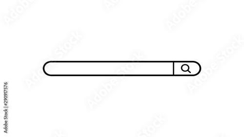 Search string animation