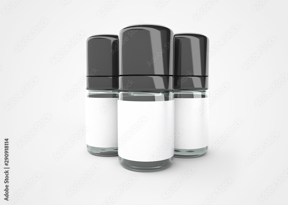 Vape Juice E-Liquid Bottle Mock Up 3D Render Vape Juice E-Liquid Bottle Mock Up 3D Render
