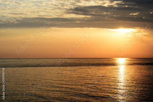 Beautiful morning seascape near the city of Cefalu. Sicily, Italy © Talulla