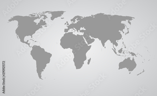 World map vector template  worldwide info graphic