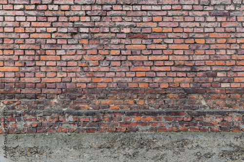 Texture of old brick wall