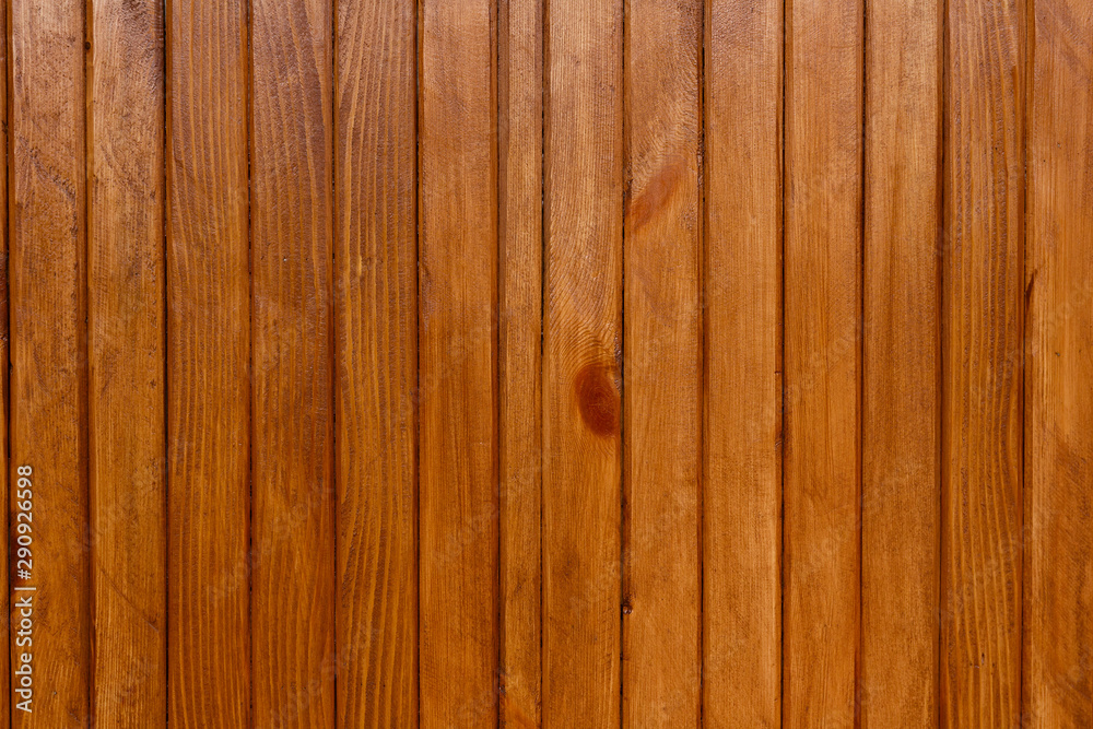 Fototapeta premium Natural background - wooden wall of painted boards