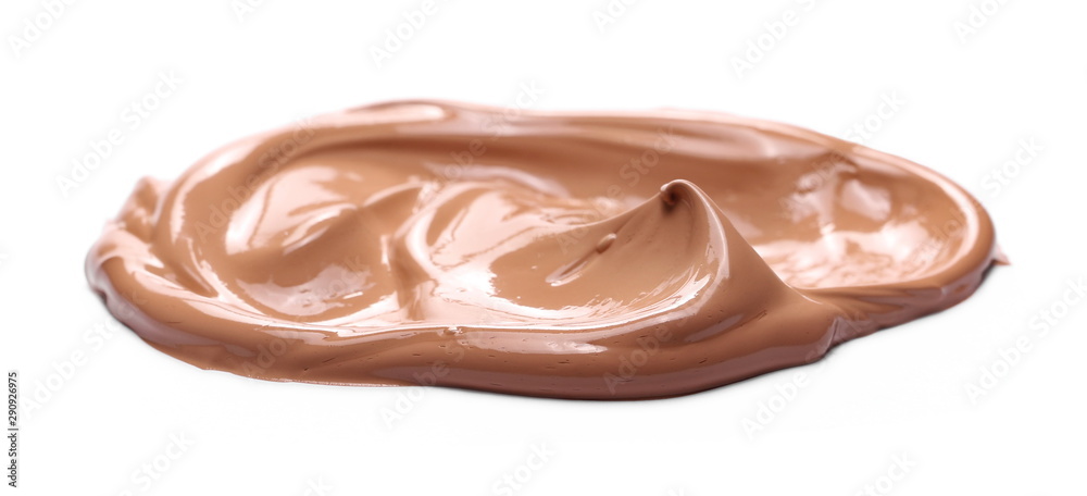 Makeup cream isolated on white background and texture Makeup cream isolated on white background and texture