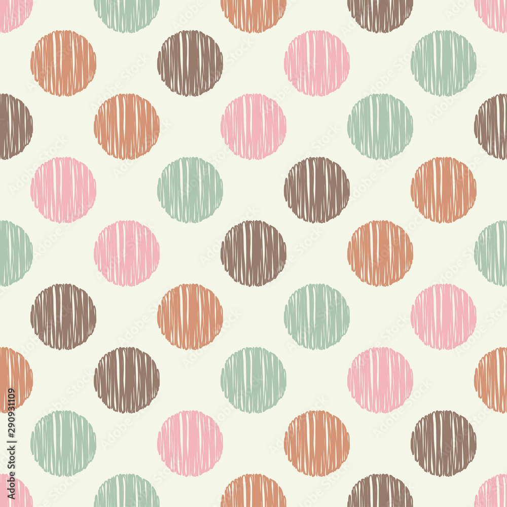 Polka dots seamless pattern. Mosaic of ethnic figures. Patterned texture. Geometric background. Can be used for wallpaper, textile, invitation card, wrapping, web page background. Polka dots seamless pattern. Mosaic of ethnic figures. Patterned texture. Geometric background. Can be used for wallpaper, textile, invitation card, wrapping, web page background.