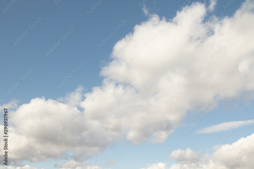Blue sky with white clouds background. Blue sky with white clouds background.
