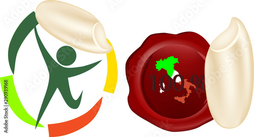 cereale chicco di riso garantito simbolo