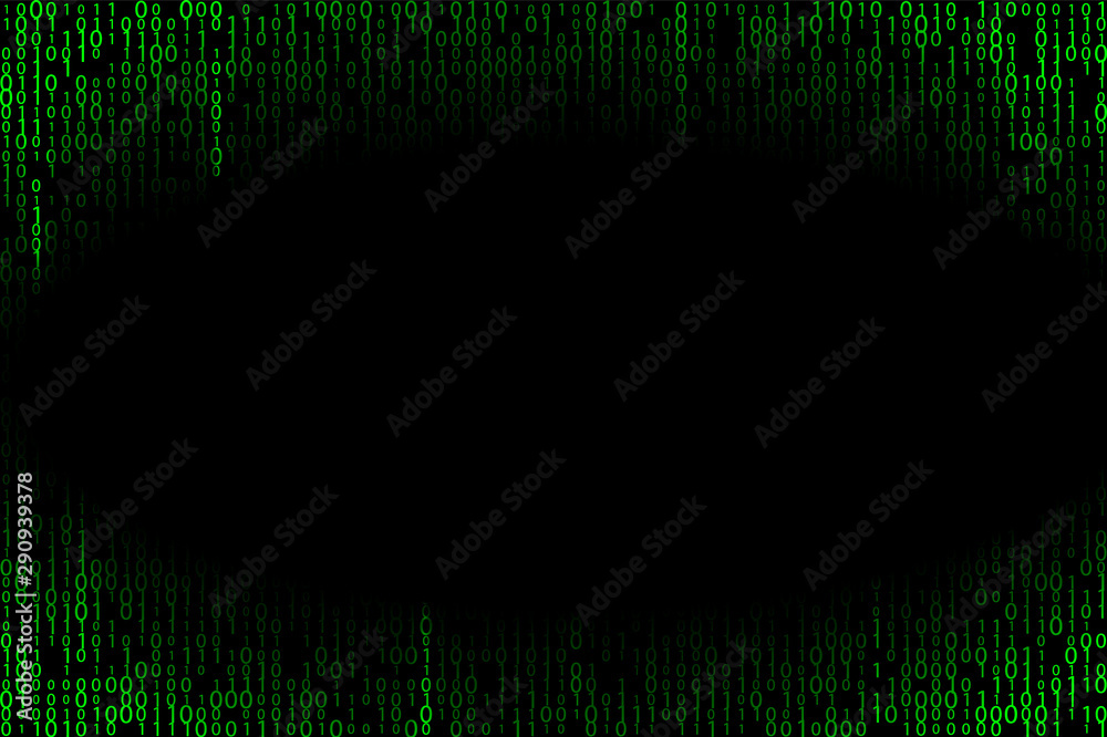 Binary code algorithm background. Computer digital language illustration. Binary code algorithm background. Computer digital language illustration.