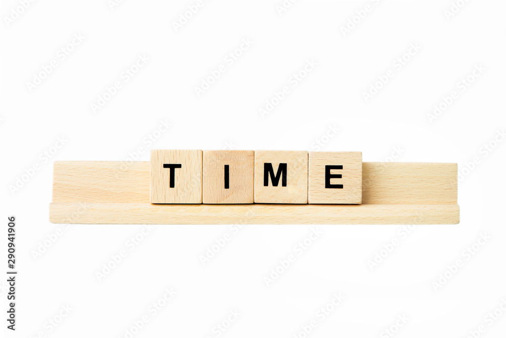 Wooden letters isolated on white background. Wooden letters isolated on white background.