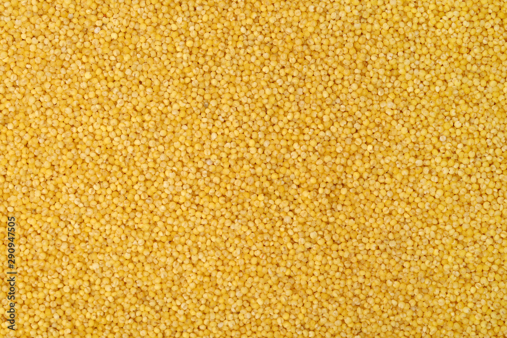 Millet yellow background 