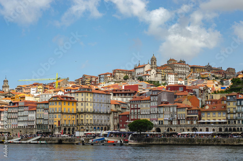 Douro river embankment, Ribeira district, Porto city, Portugal © Zkolra