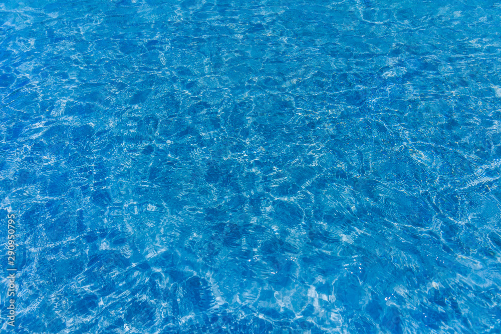 Sea surface texture. Blue water wave photo. Blue sea water mesh