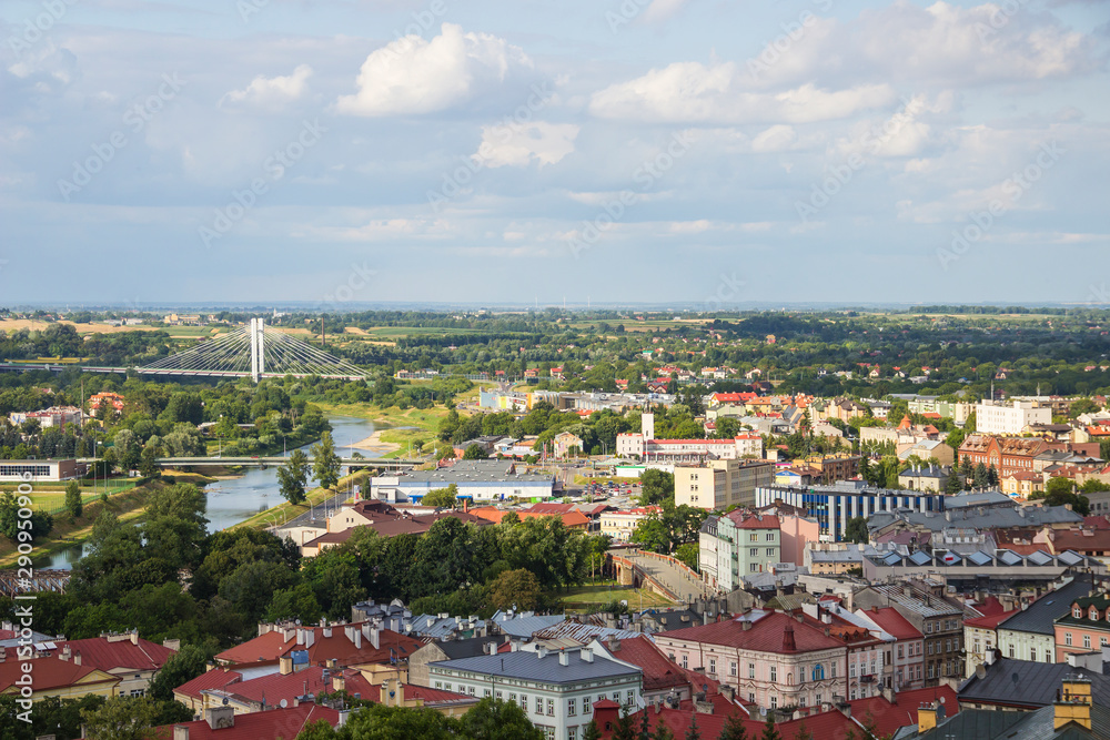 Aerial view of Przemysl, Poland