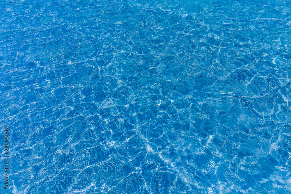 Sea surface texture. Blue water wave photo. Blue sea water mesh