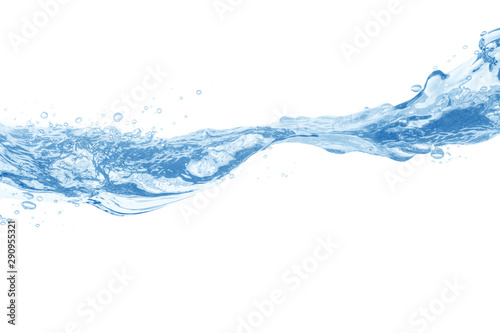 water splash isolated on white background  water