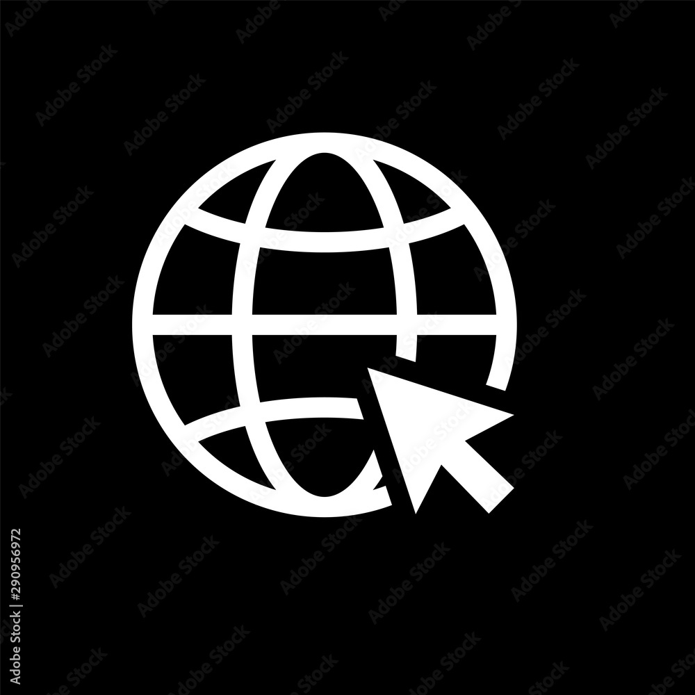 Internet icon. Go to web sign. Internet symbol Internet icon. Go to web sign. Internet symbol