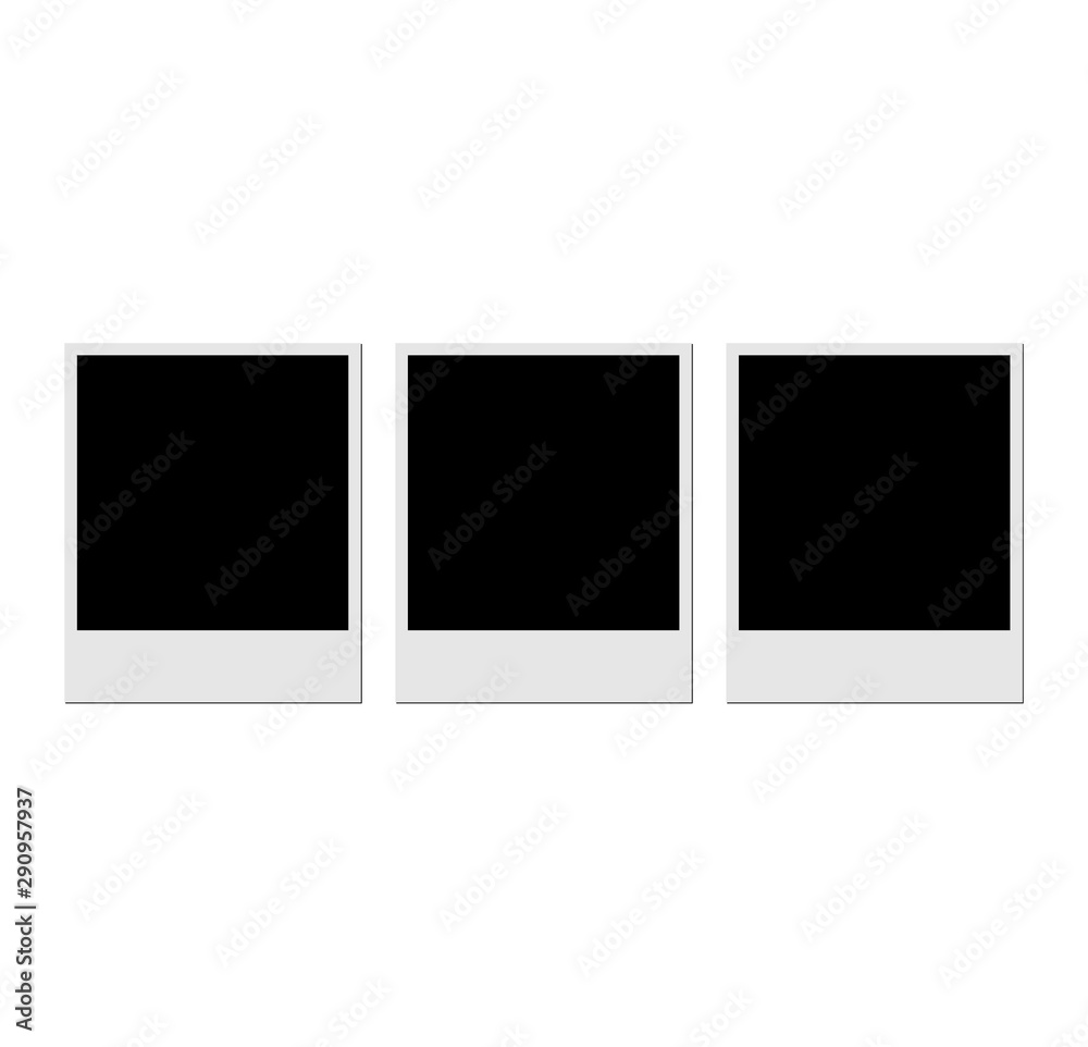 Vector polaroid collage photo template photo frame Stock Vector Adobe Vector polaroid collage photo template photo frame Stock Vector Adobe