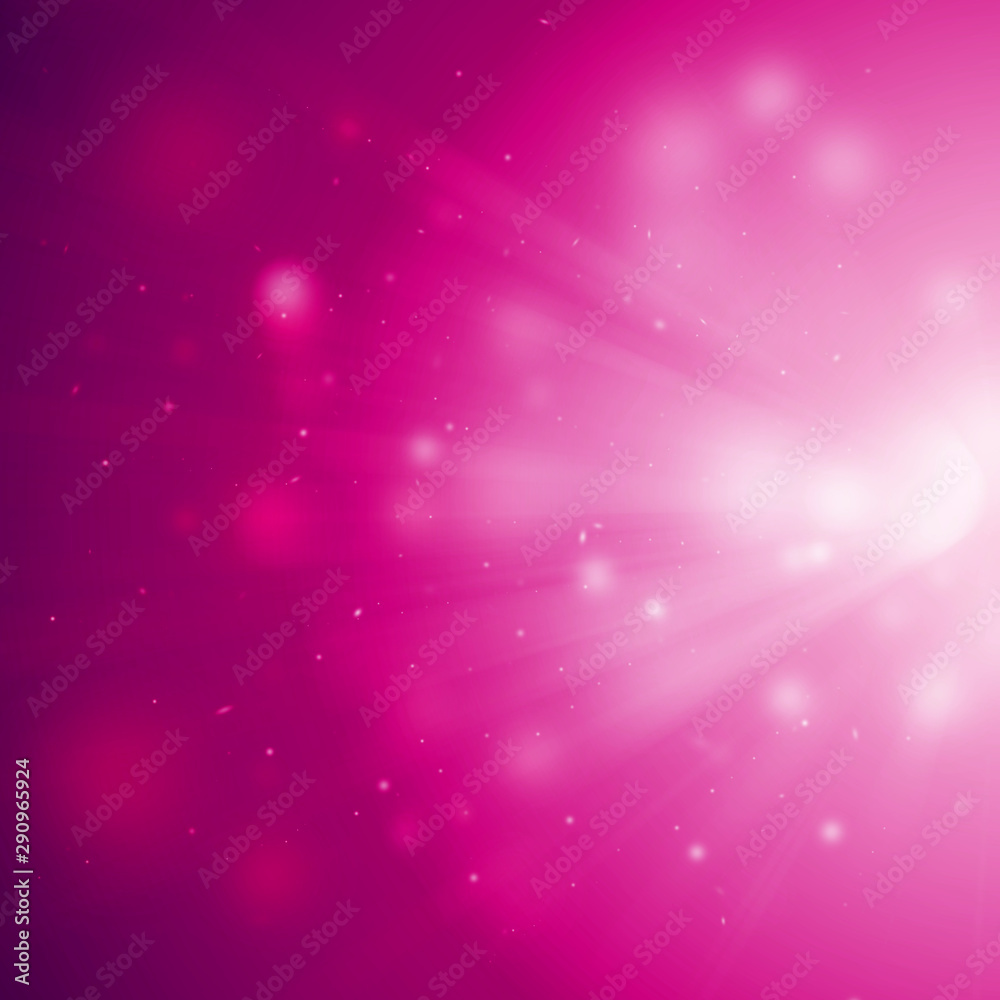 Pink sparkle rays with bokeh abstract elegant background. Dust sparks background. Pink sparkle rays with bokeh abstract elegant background. Dust sparks background.