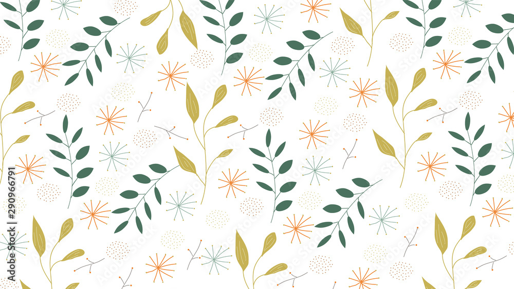 A Light Floral pattern background