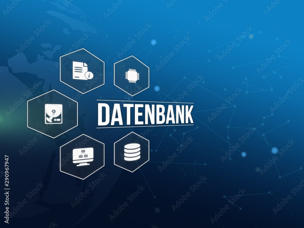 Fototapeta premium Datenbank