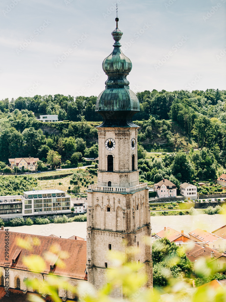 View onto Burghausen 