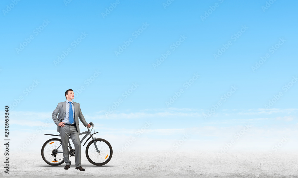 Fototapeta premium Office manager man wearing business suit