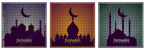 easy to edit vector illustration of Islamic celebration background with text Ramadan Kareem