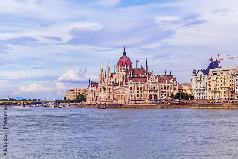 Hungarian Parliament with the Danube
