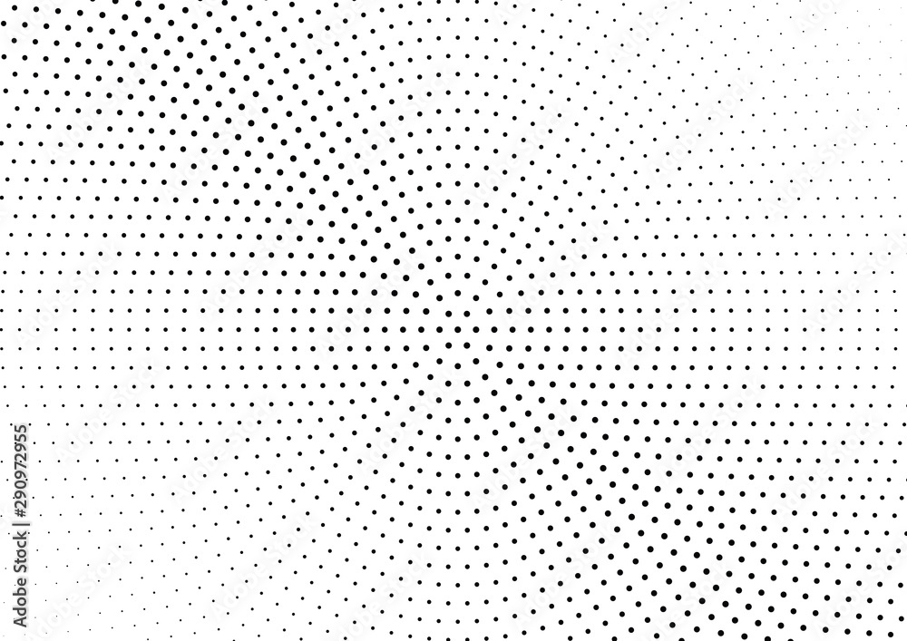 Abstract halftone dotted background. Monochrome pattern with dot and circles.  Vector modern futuristic texture for posters, sites, business cards, cover postcards, interior design, labels, stickers.